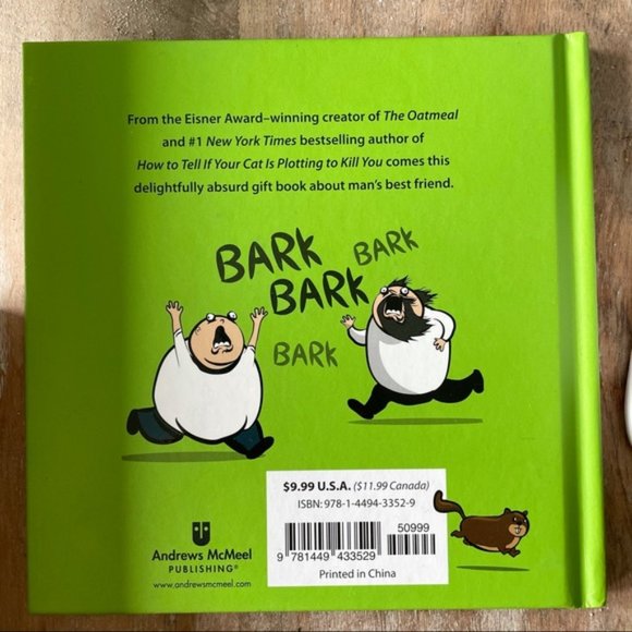 The Oatmeal | "If My Dogs were a pair of Middle Aged Men" Hardcover Book - Picture 3 of 3